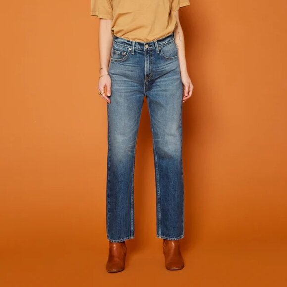 NoEnd Slacker High Rise Relax Straight - Picture 1 of 7